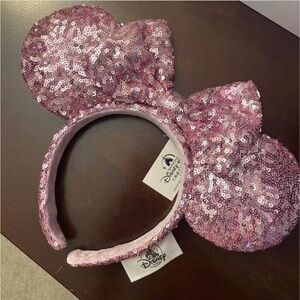 Disney Pink Sequin Minnie Mouse Ears